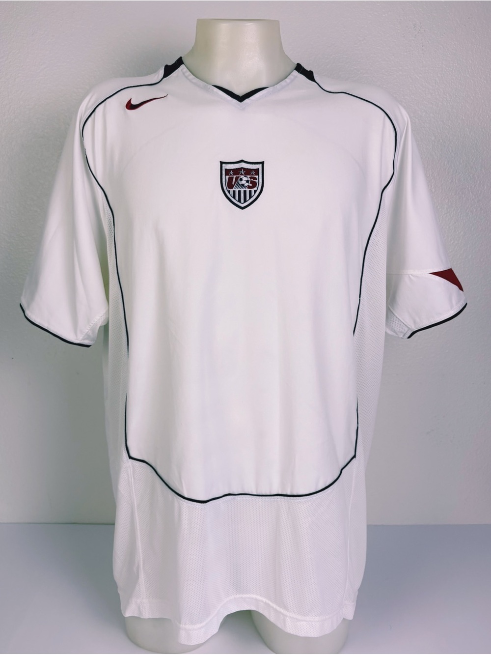 Vintage 2004 Nike USA Soccer USMNT
Training Jersey Shirt XXL White Y2K